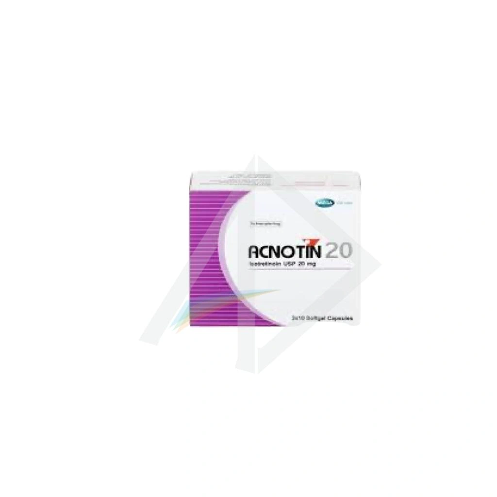 Mega We Care Acnotin 20mg Isotretinoin Capsules - 1 Box of 30 Capsules