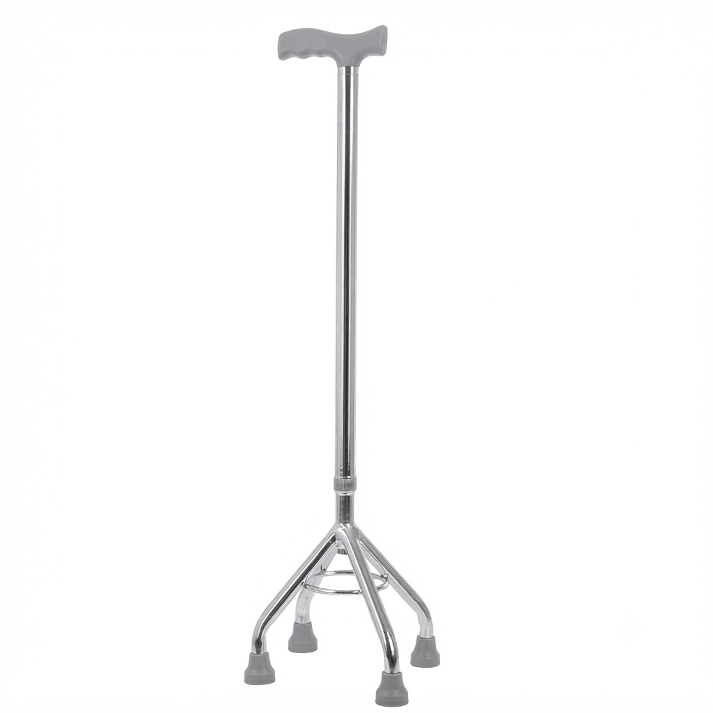 Adjustable Quadruped Walking Stick - 1 Unit