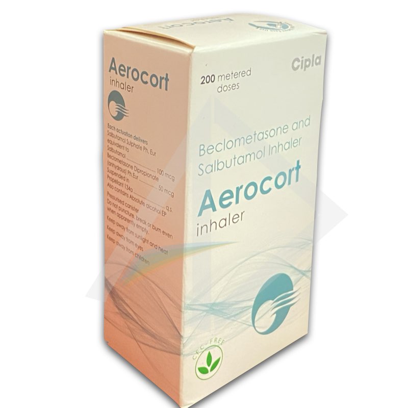 Aerocort Inhaler 200 doses -1's