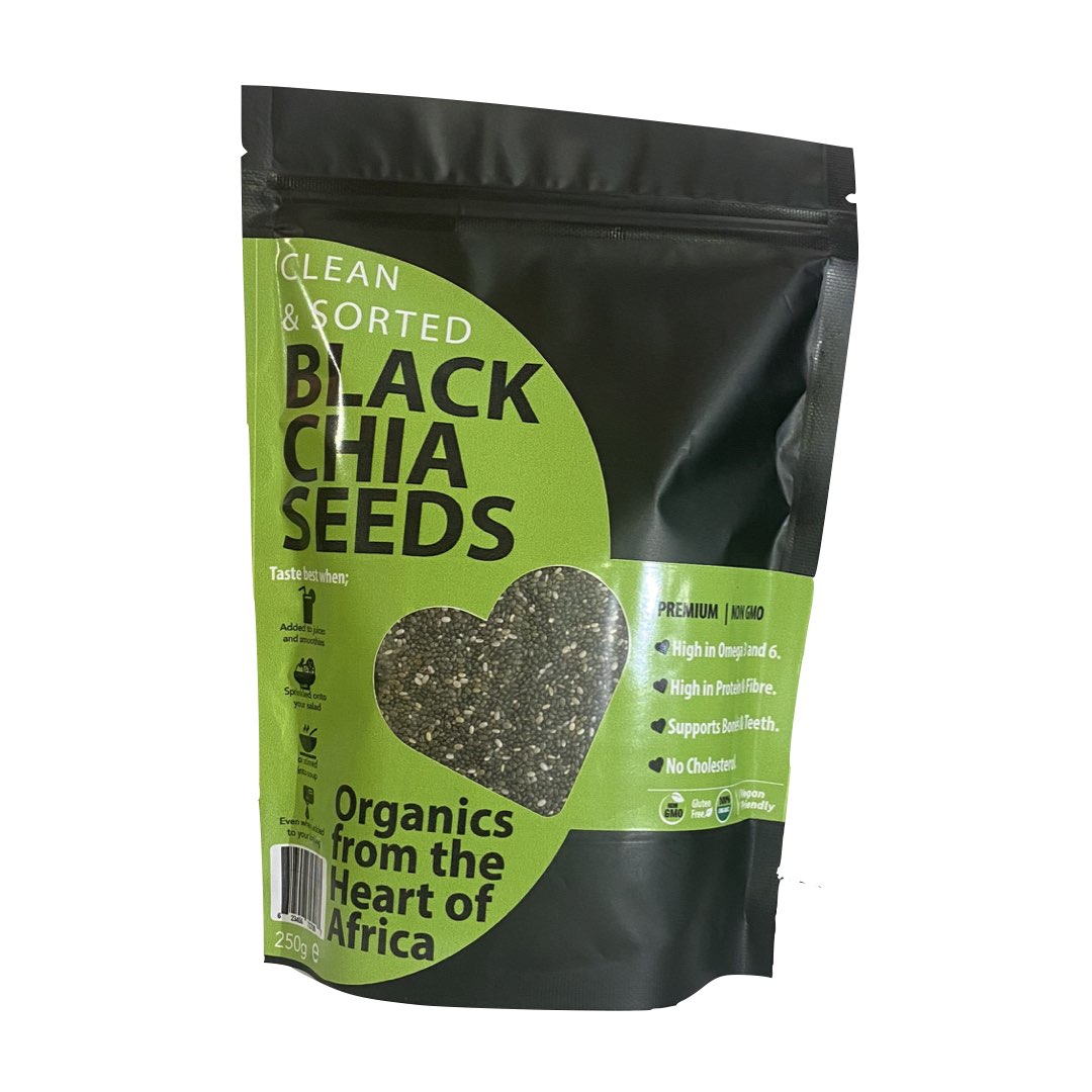 AfyaSave Black Chia Seeds-250g