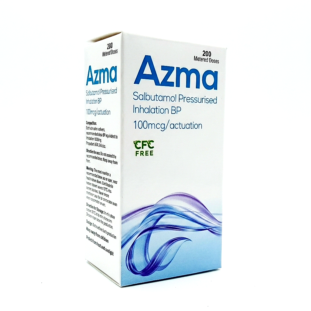 Azma 100mcg Metered Dose Inhaler - 200puffs
