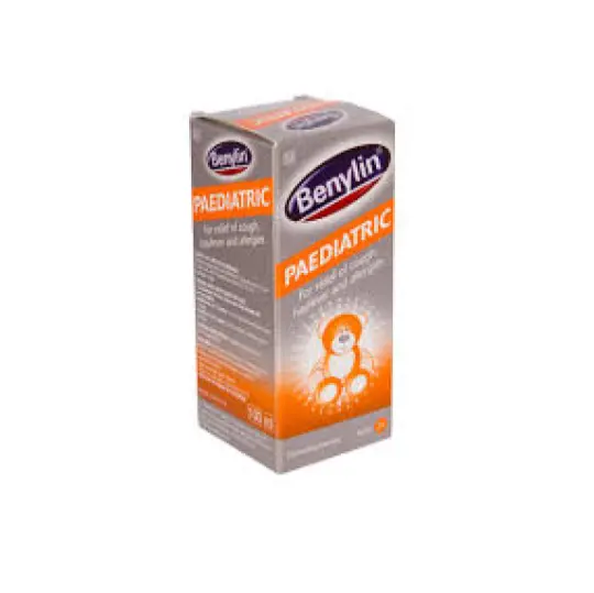 Benylin 7mg Diphenhydramine Cough Syrup - 100ml Bottle