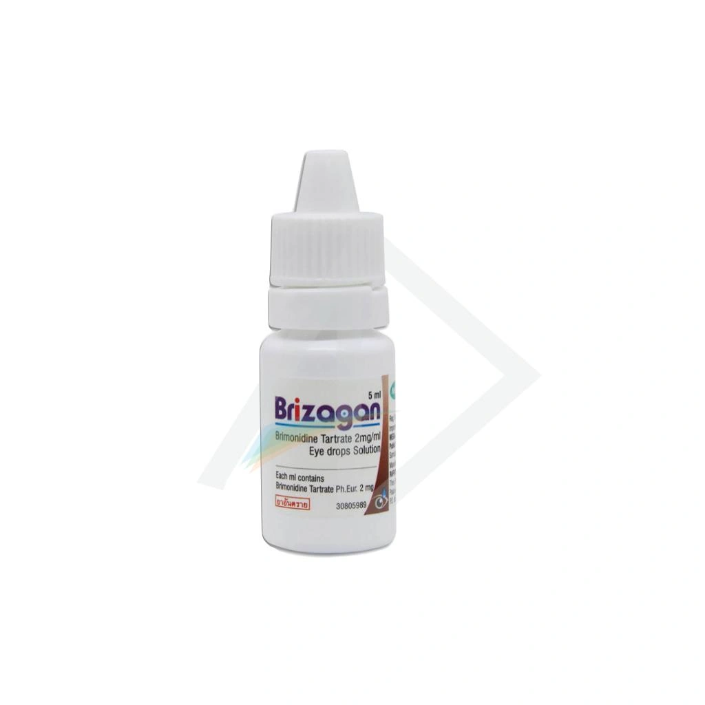 Brizagan 0.15% Brimonidine Glaucoma Eye Drops - 5ml Bottle