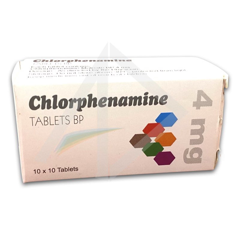 Chlorphenamine 4mg tablets -10’s