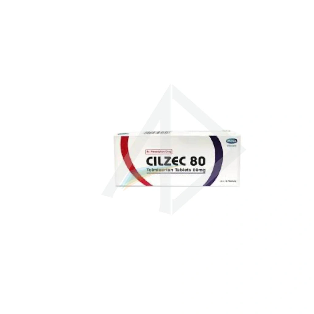 Cilzec 80mg Telmisartan Tablets - 1 Pack of 30 Tablets
