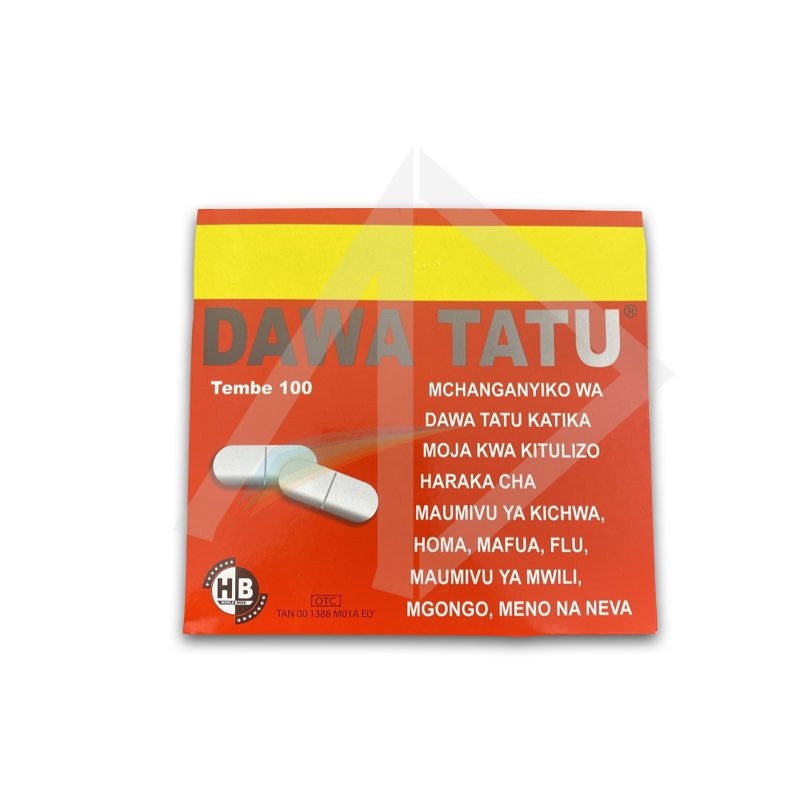 Dawa Tatu tablets-  2’s