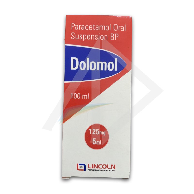 DOLOMOL 125mg/5ml syrup - bottle