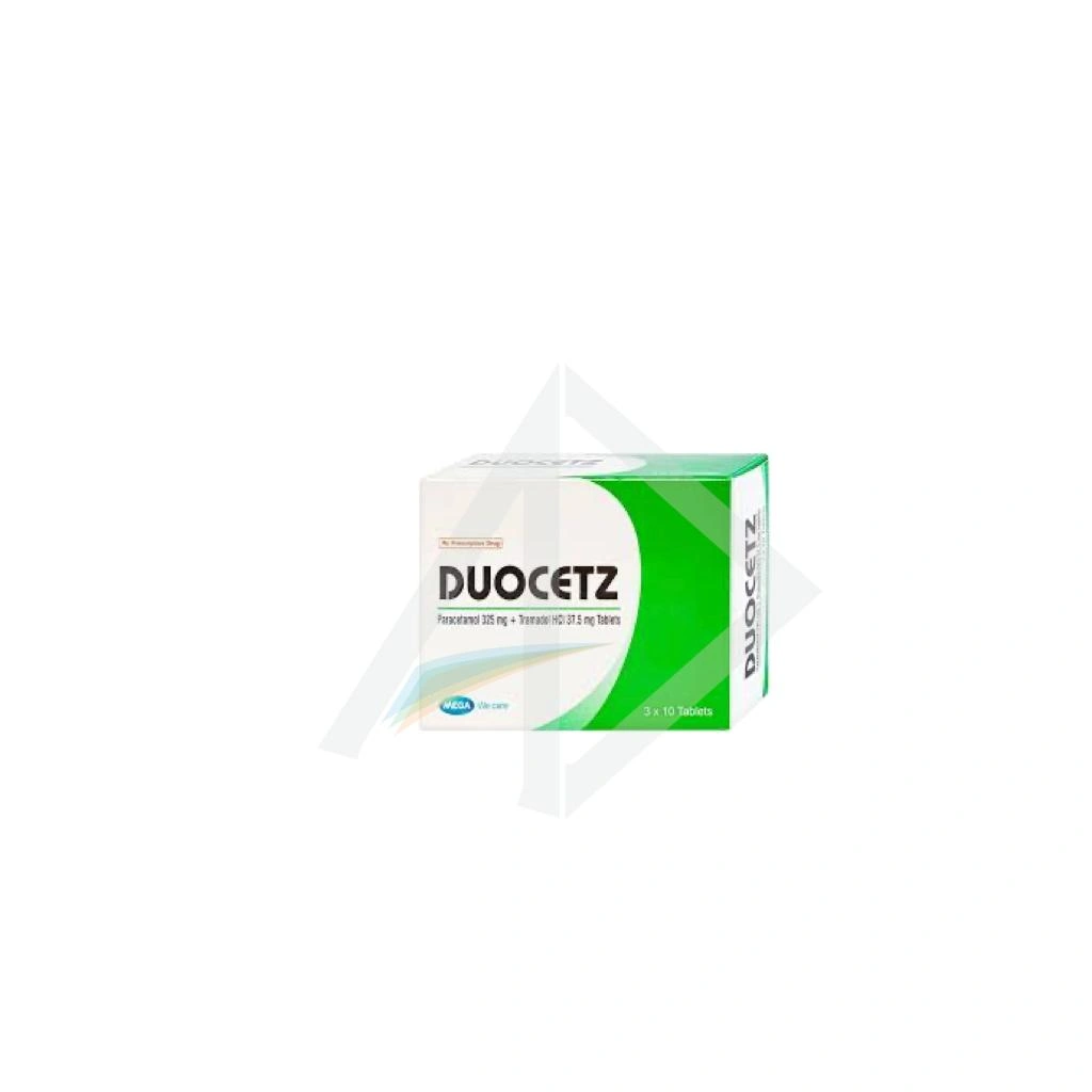 Mega We Care Duocetz (Tramadol & Paracetamol) Tablets - 1 Pack of 30 Tablets