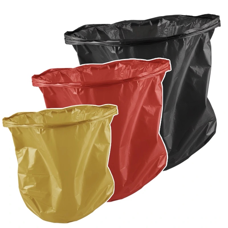 Durable Color-Coded Clinical Waste Bin Liners - 1 Roll