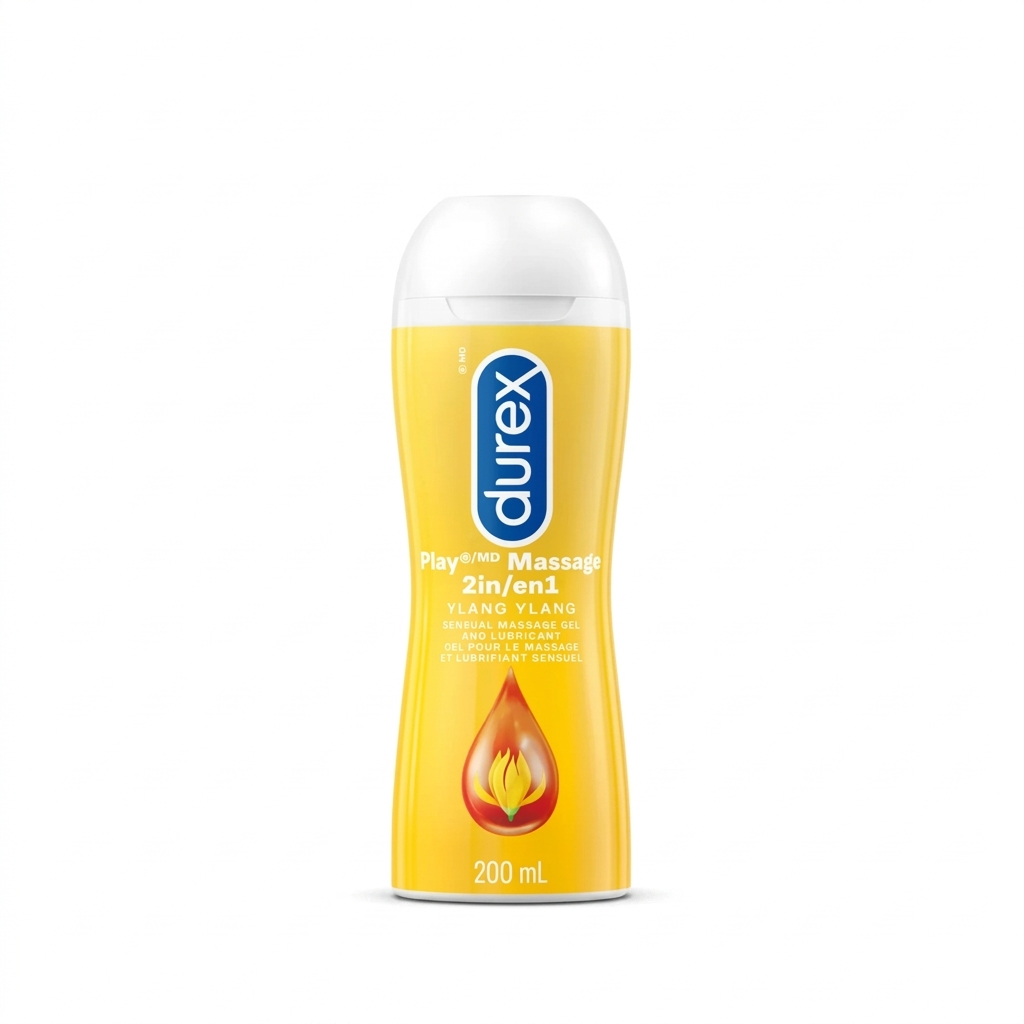 Durex Sensual Massage & Play 2-in-1 Lubricant with Ylang Ylang - 200ml Bottle