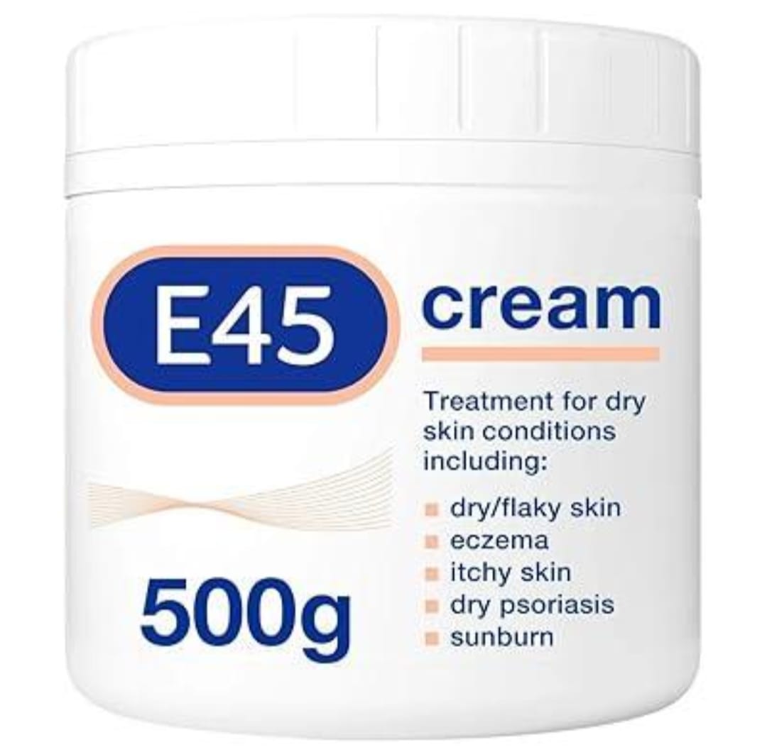 E45 Dermatological Cream for Dry Skin & Eczema - 500g
