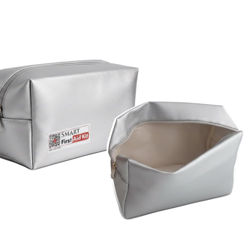 Silver Smart First Aid Container (Empty)
