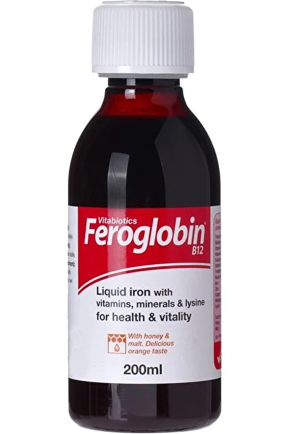 Vitabiotics Feroglobin Gentle Iron Liquid - 200ml Bottle