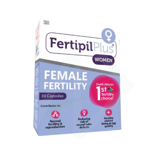 Fertipil Plus Female Fertility & Pre-Conception Support - 1 Pack of 30 Capsules