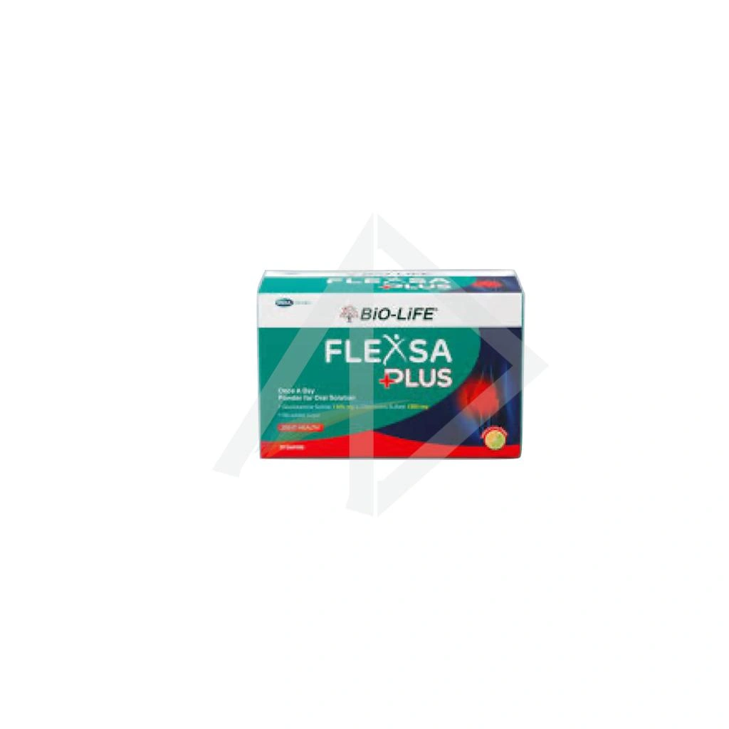 Flexsa Plus Glucosamine & Chondroitin Capsules - 1 Box of 30 Capsules