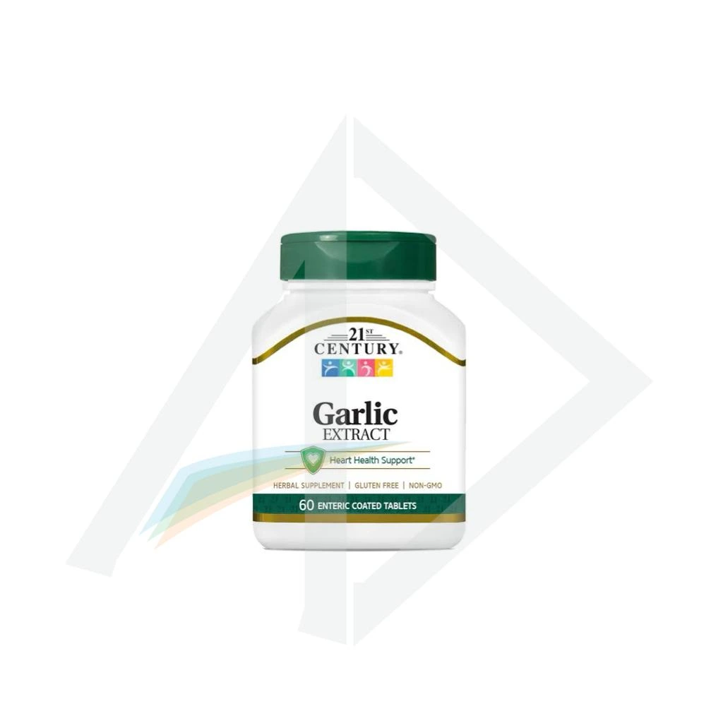 21st Century Garlic Extract Tablets - 1 Bottle of 30 Tablets