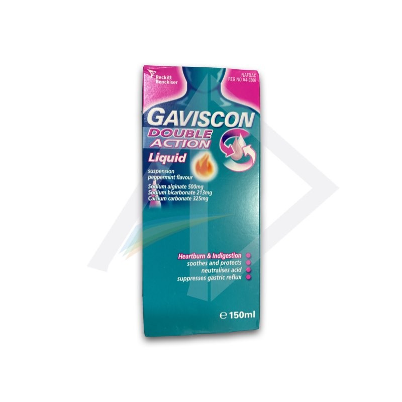 Gaviscon Double Action 150ml syrup  - bottle