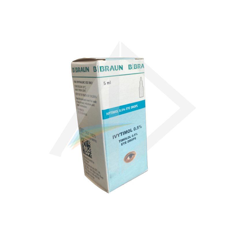 Ivytimol 0.5% Timolol Glaucoma Eye Drops - 10ml Bottle