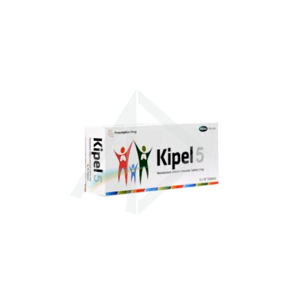 Kipel 5mg Montelukast Pediatric Chewable Tablets - 1 Pack of 30 Tablets