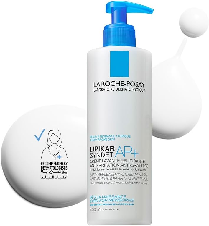 La Roche-Posay Lipikar Syndet AP+ Body Wash - 400ml Bottle
