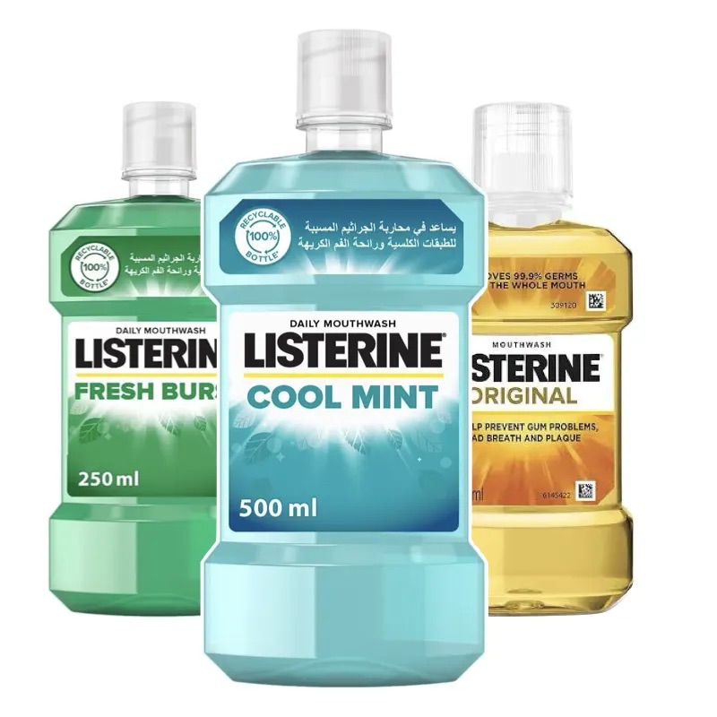 Listerine Antiseptic Mouthwash - 500ml Bottle