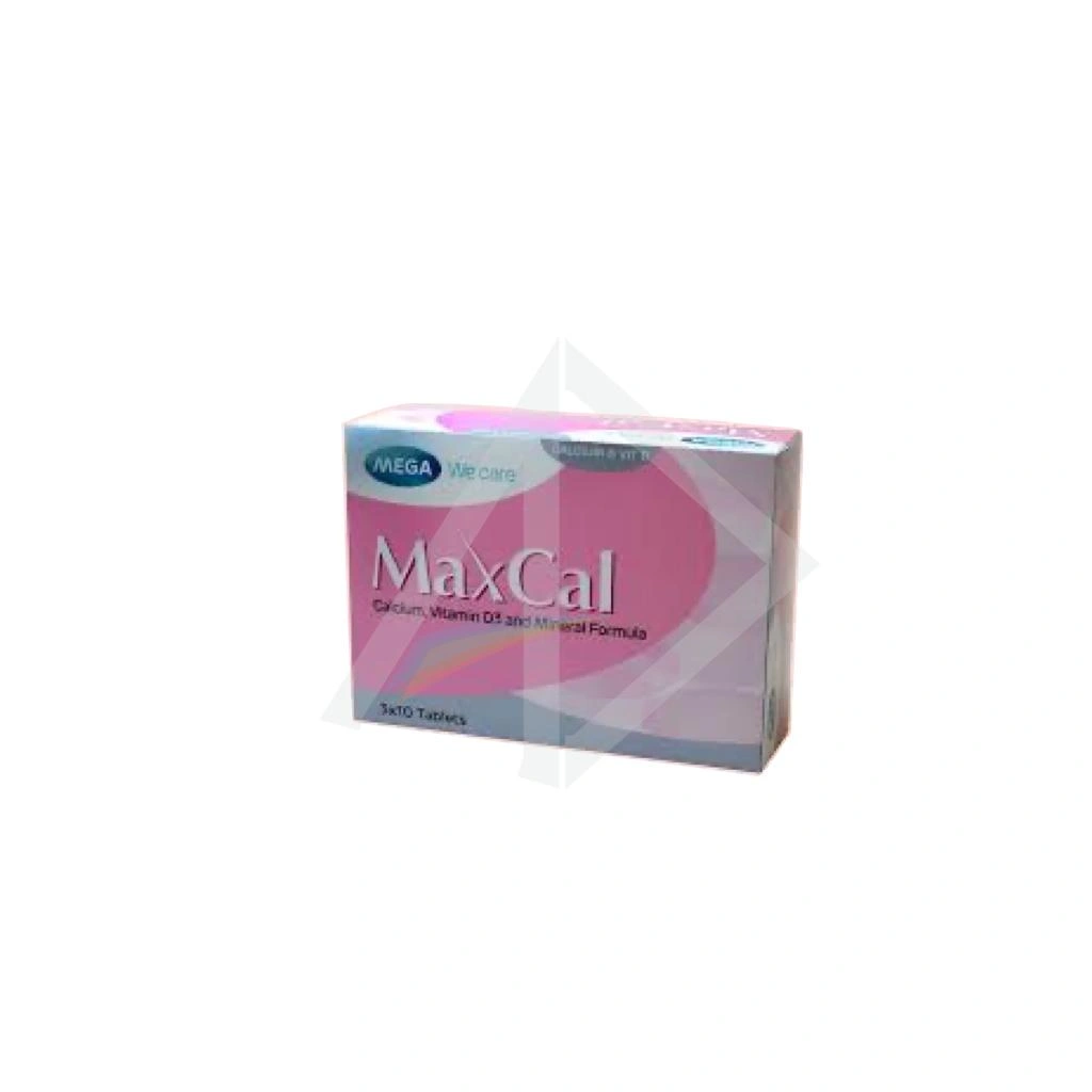 Maxcal Calcium & Vitamin D3 Capsules - 1 Bottle of 30 Capsules