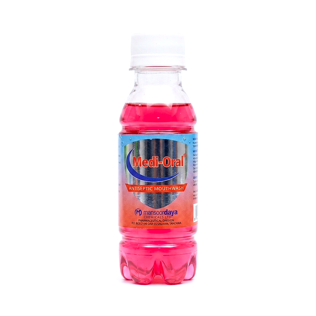 Medi-Oral Antiseptic Mouthwash - 130ml Bottle