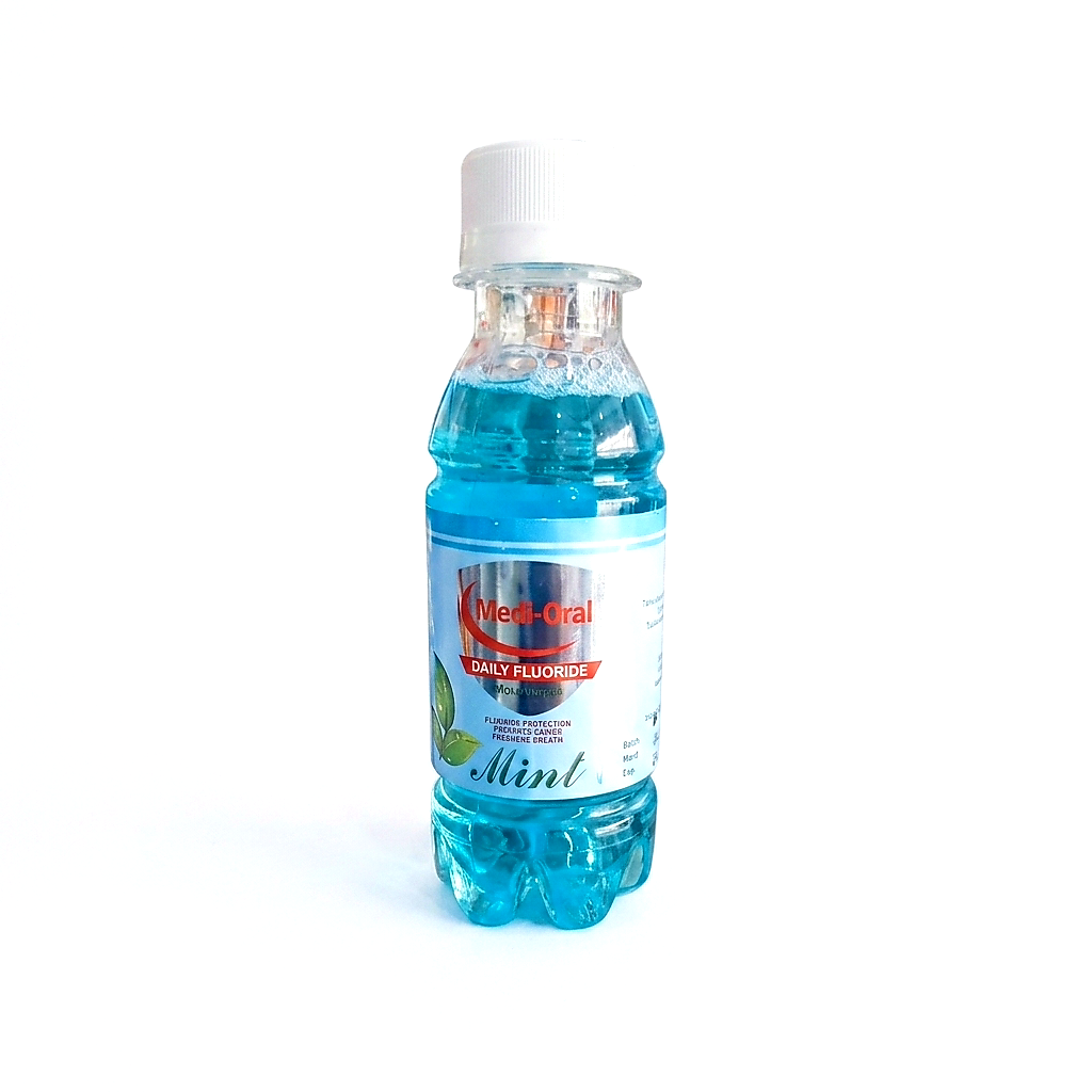 Medi-Oral Daily Fluoride Mouthwash - 130ml Bottle