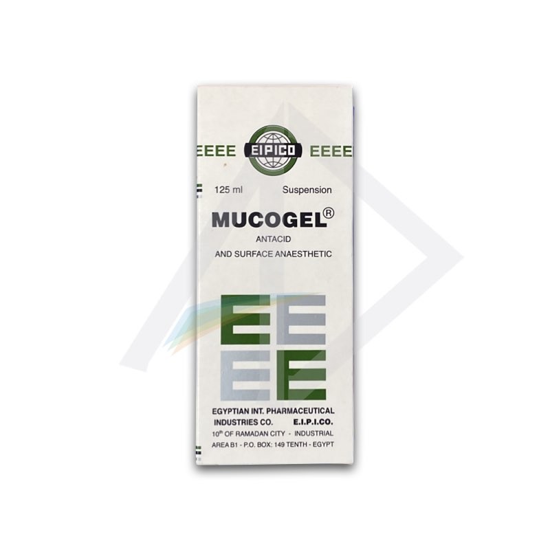 Mucogel antacid suspension with surface anaestthetics,125ml