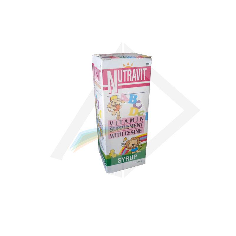 Nutravit Multivitamin & Lysine Appetite Syrup - 100ml Bottle