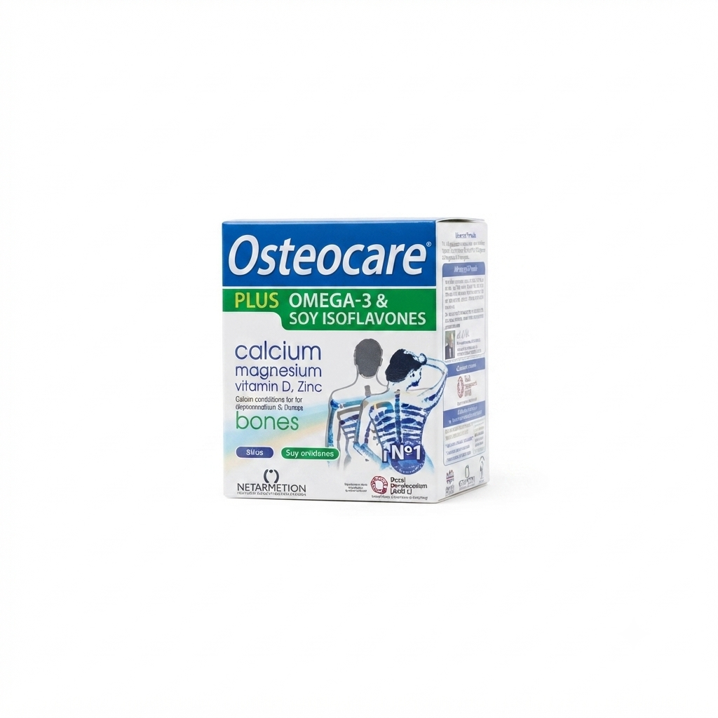 Vitabiotics Osteocare Plus Omega-3 & Soy Isoflavones - 1 Pack of 84 Tablets & Capsules