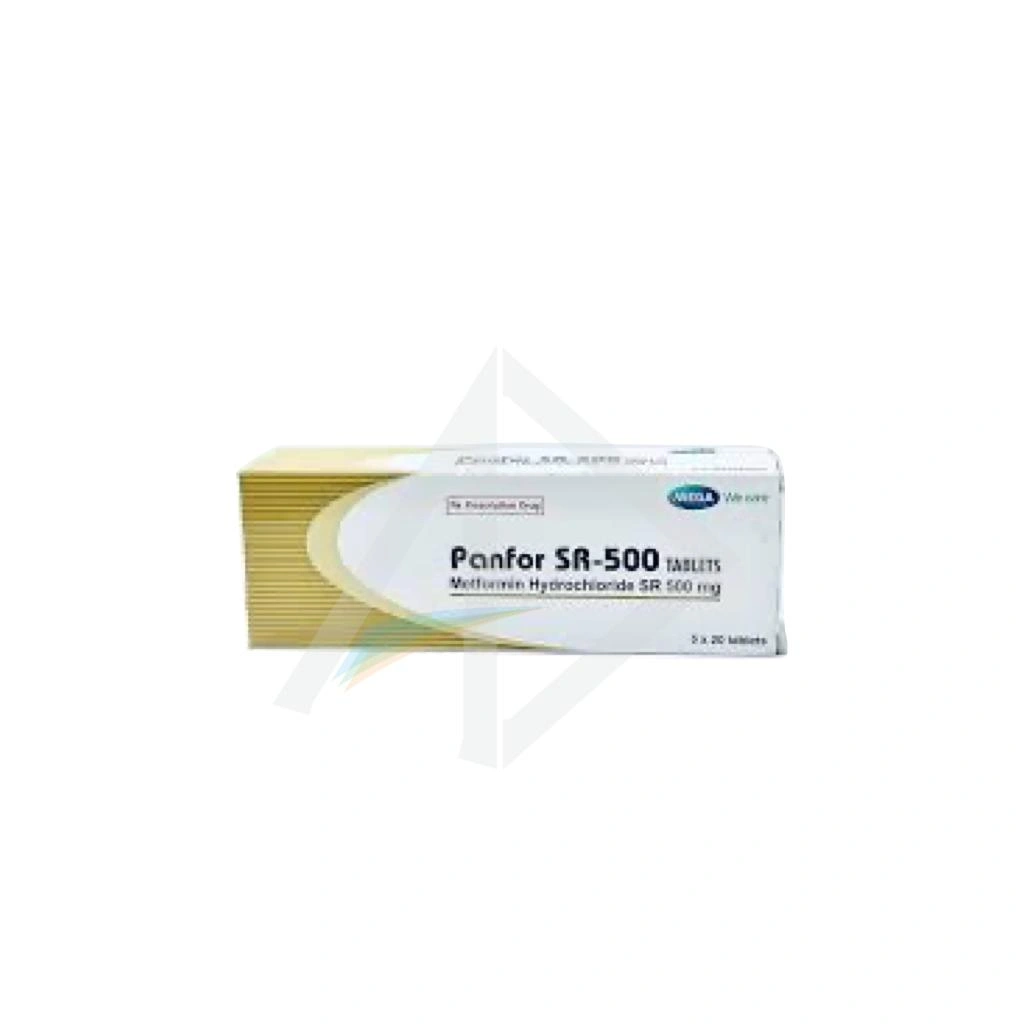 Panfor SR 500mg Metformin Tablets - 1 Strip of 10 Tablets