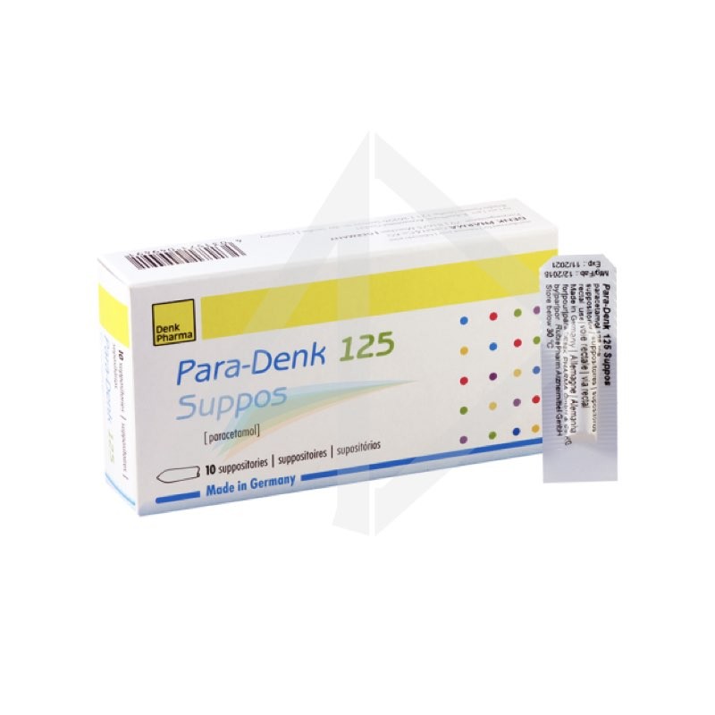 Para-denk 125mg Suppositories, 1’s