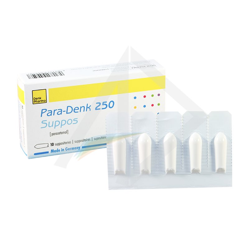 Para denk 250mg Suppository, 1's