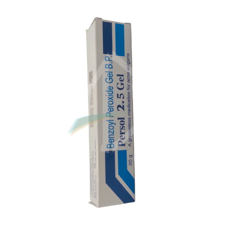 Persol 2.5% Benzoyl Peroxide Acne Gel - 20g Tube