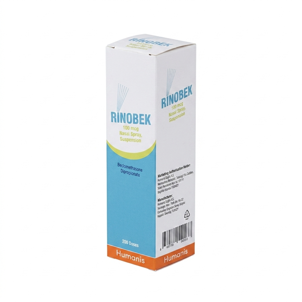 Rinobek Beclomethasone Allergy Nasal Spray - 200 Metered Sprays