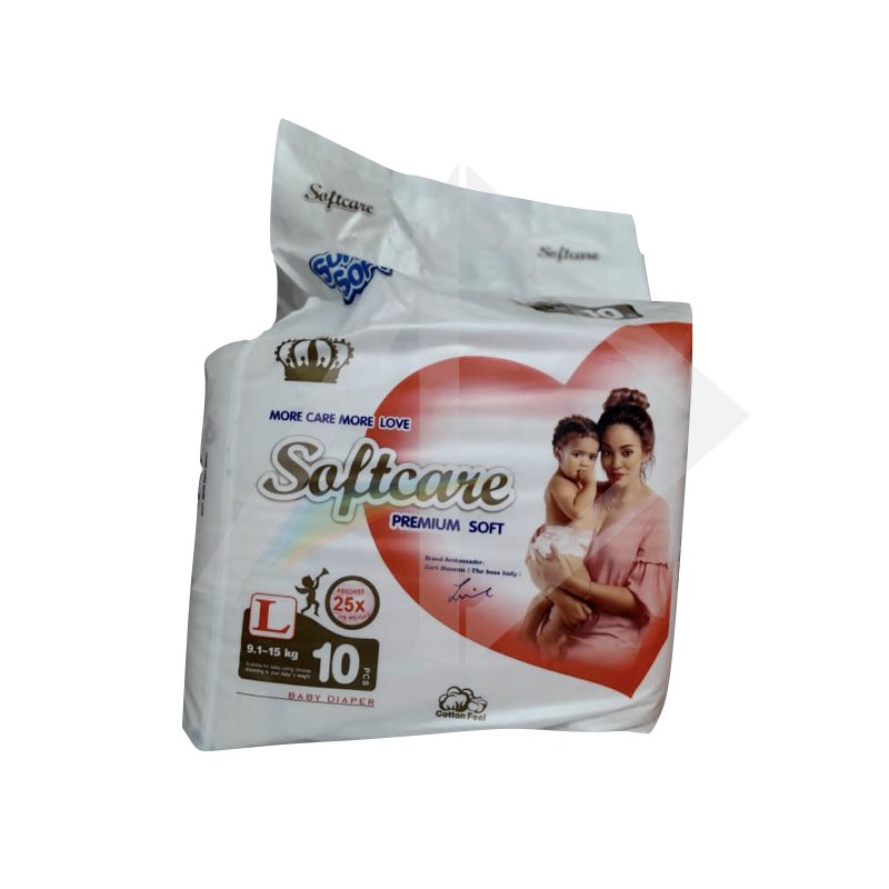 Softcare Baby Pants Pull-Up Diapers (Medium, 6-9kg) - 1 Pack of 34 Diapers
