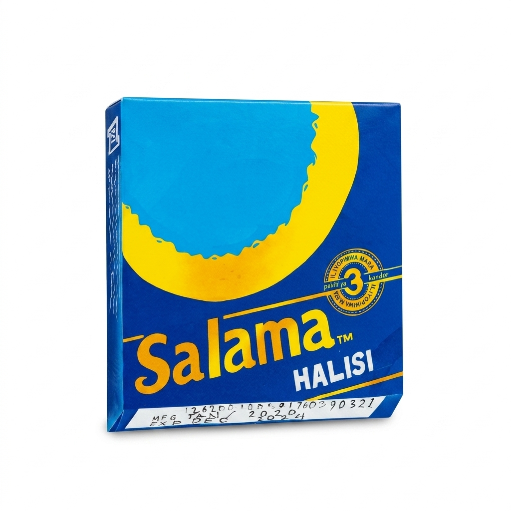 Salama Studded Natural Latex Condoms - 1 Pack of 3 Condoms