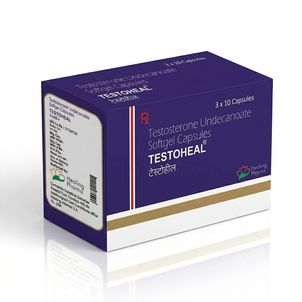 Generic Testosterone Undecanoate 40mg Capsules - 1 Strip of 10 Capsules