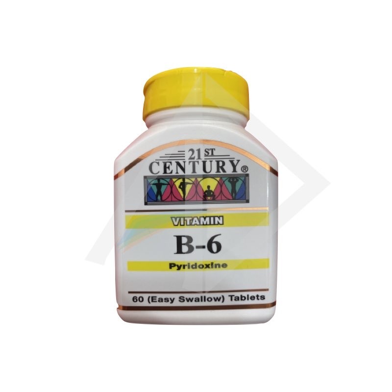 Vitamin B-6 (Pyridoxine) 100mg Tablets - 30's