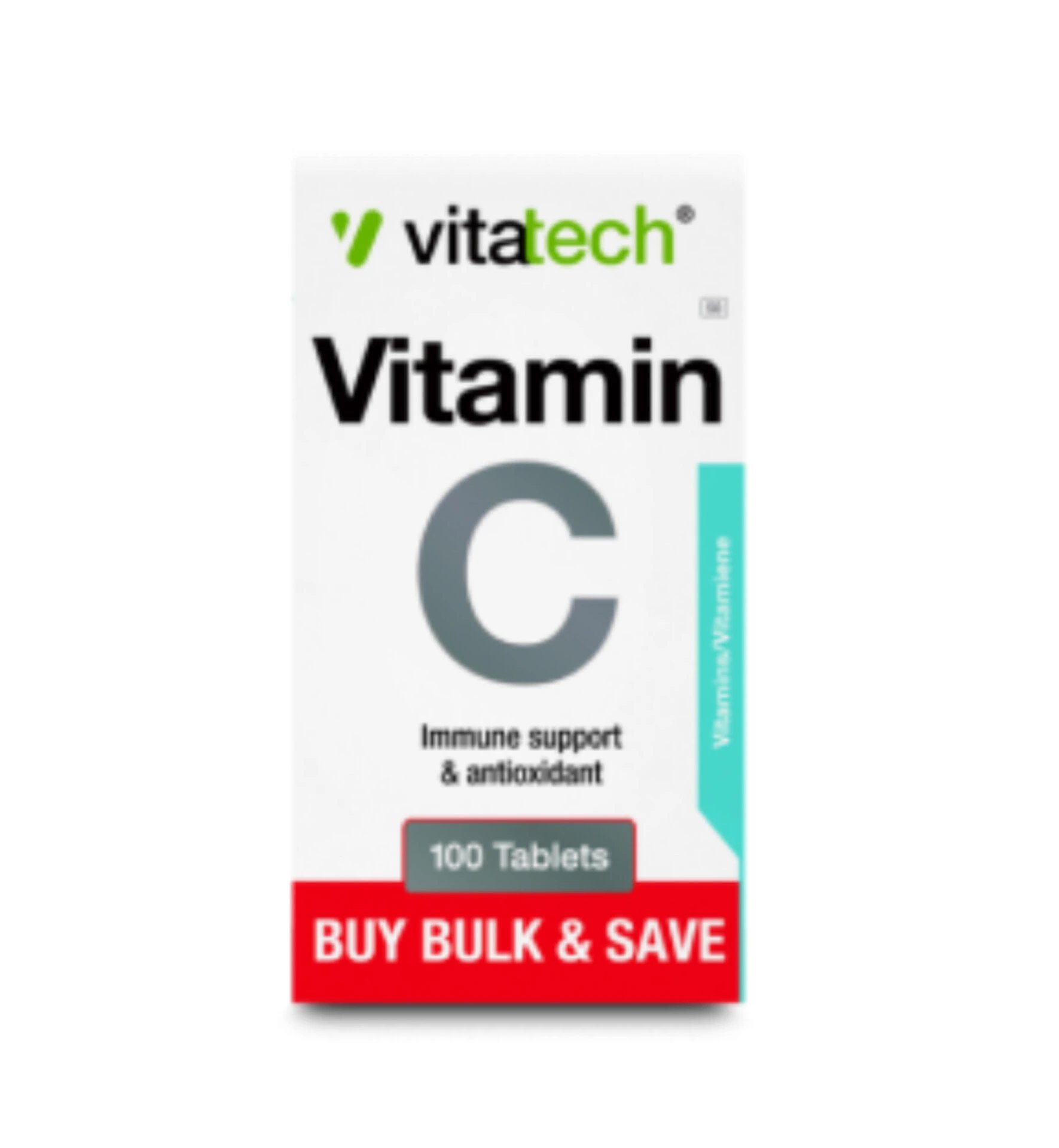 Vitatech Vitamin C 1000mg Supplement Tablets - 1 Pack of 10 Tablets